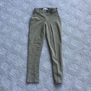 Girls copper key olive colored pants size medium